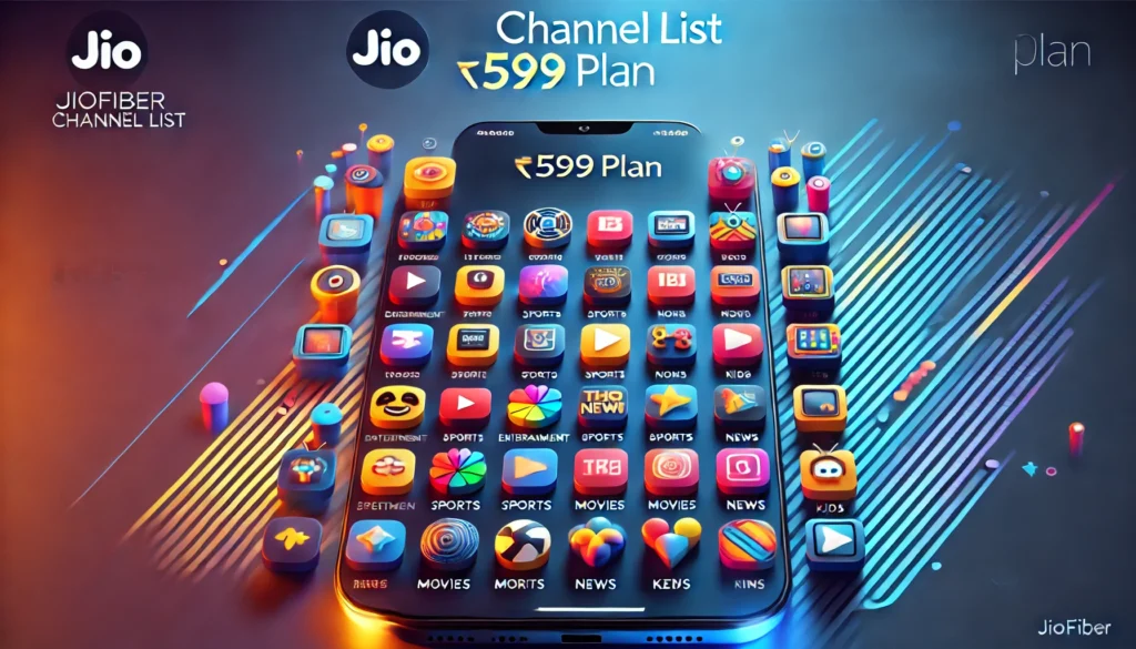 Jio Fiber 599 Plan TV Channel List PDF Download